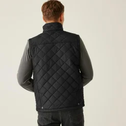 Men's Tyler Diamond Quilted Insulated Bodywarmer | Black