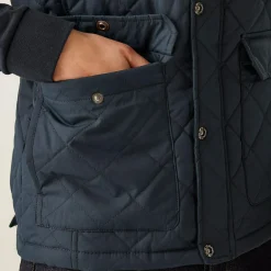 Men's Tyler Diamond Quilted Insulated Bodywarmer | Navy