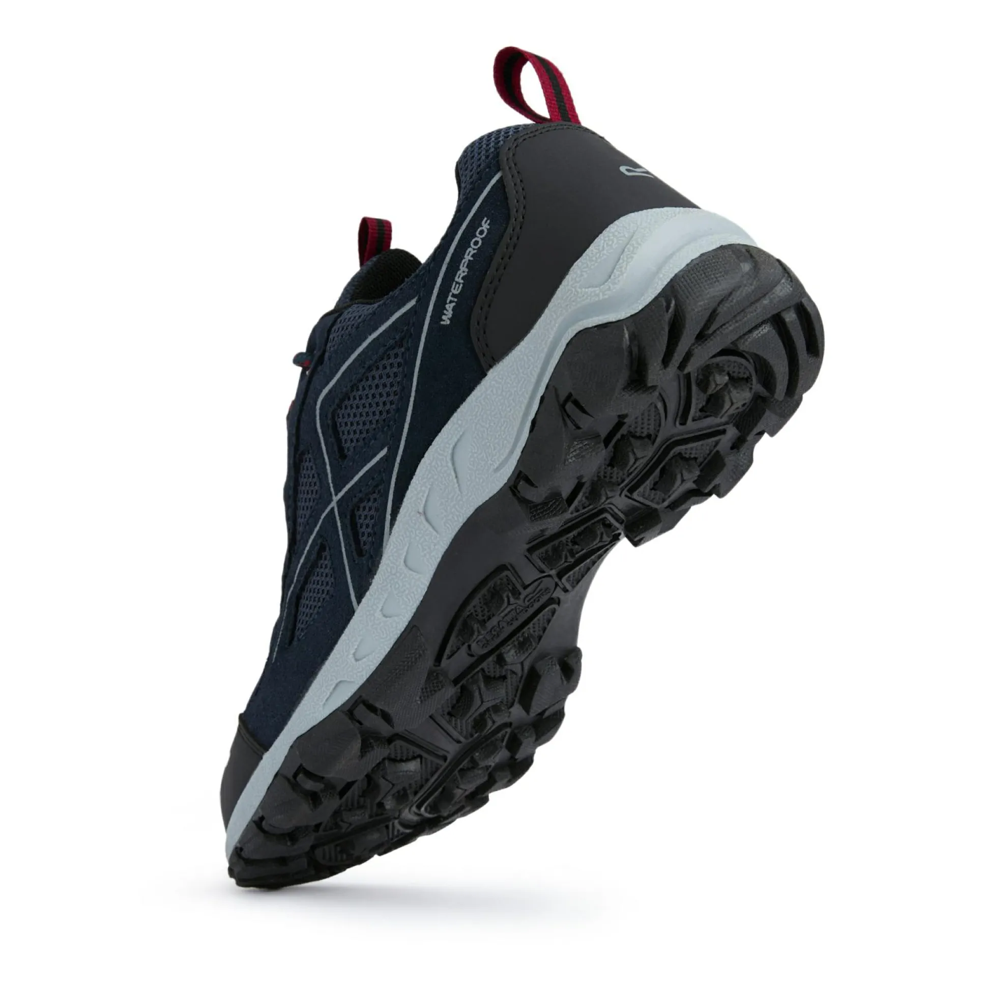 Men's Vendeavour Suede Low Walking Shoes | Navy Rio Red