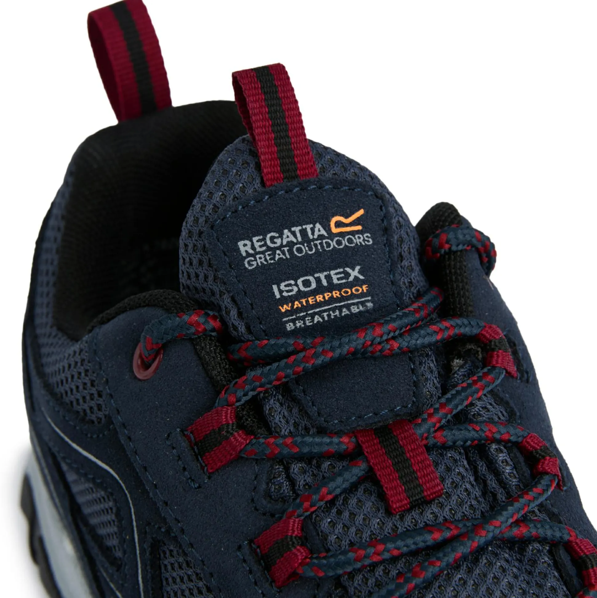 Men's Vendeavour Suede Low Walking Shoes | Navy Rio Red