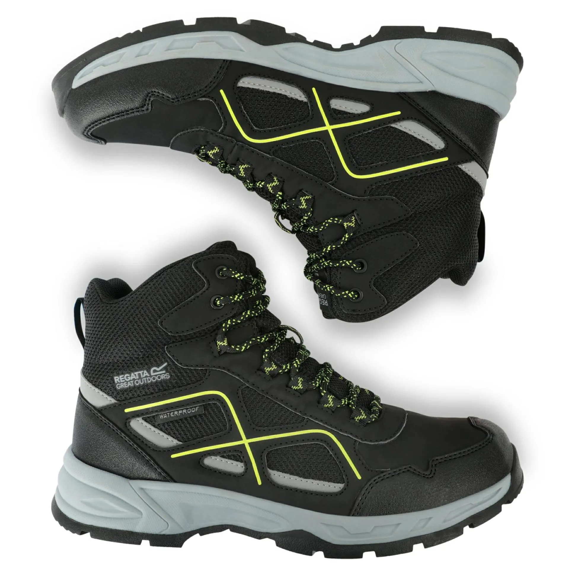 Men's Vendeavour Walking Boots | Black Lime Punch