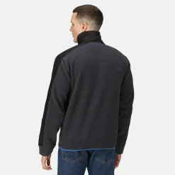 Men's Vintage Fleece Pullover | Seal Grey Black