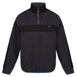 Men's Vintage Fleece Pullover | Seal Grey Black
