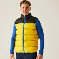 Men's Vintage Puffer Bodywarmer | Solar Black