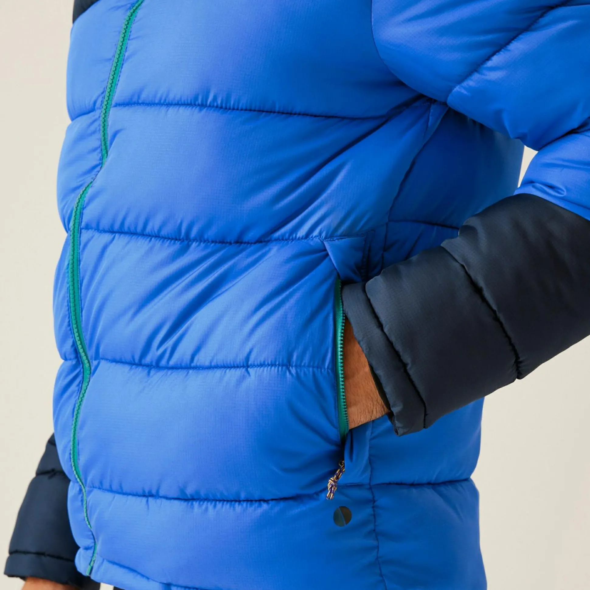 Men's Vintage Puffer Jacket | Strong Blue Navy
