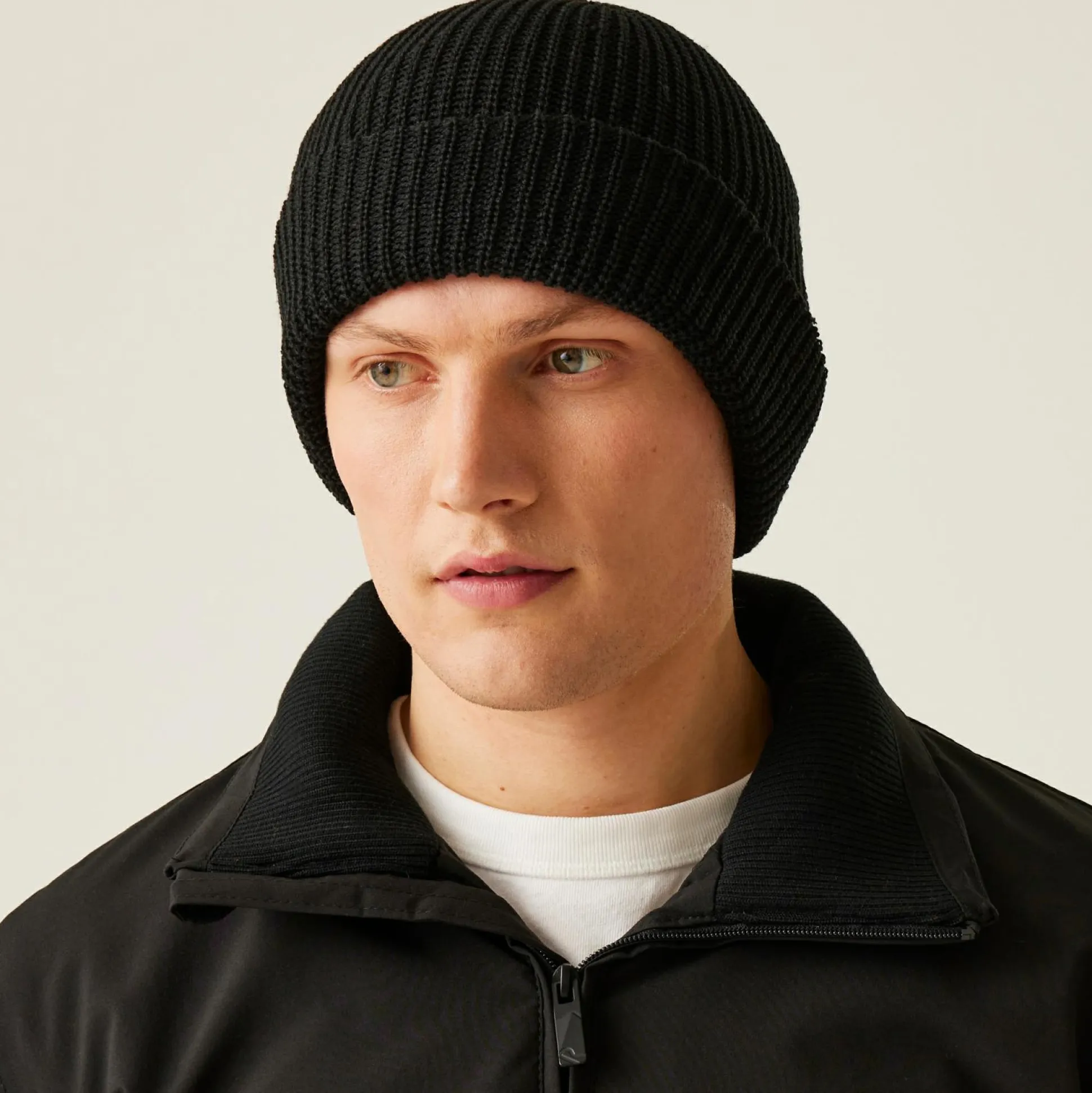 Men's Watch Knitted Hat | Black
