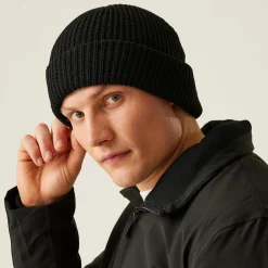 Men's Watch Knitted Hat | Black