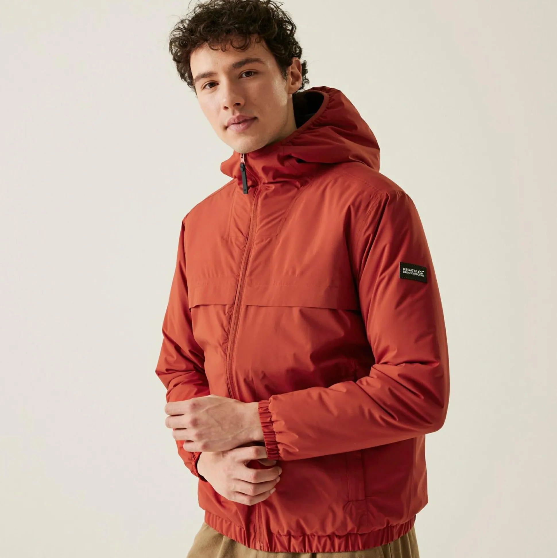 Men's Wiltom Waterproof Jacket | Red Ochre