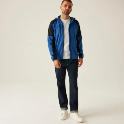 Men's X-Pro Coldspring II Hybrid Full Zip Hooded Fleece  | Oxford Blue Marl Navy