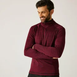 Men's Yonder II Half Zip Fleece | Dark Maroon