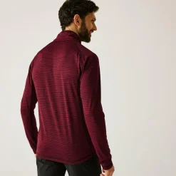 Men's Yonder II Half Zip Fleece | Dark Maroon