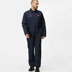 Men's Zip Fasten Insulated Coverall | Navy