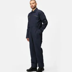 Men's Zip Fasten Insulated Coverall | Navy