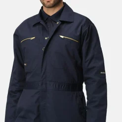 Men's Zip Fasten Insulated Coverall | Navy