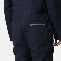 Men's Zip Fasten Insulated Coverall | Navy