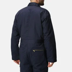 Men's Zip Fasten Insulated Coverall | Navy