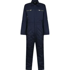 Men's Zip Fasten Insulated Coverall | Navy