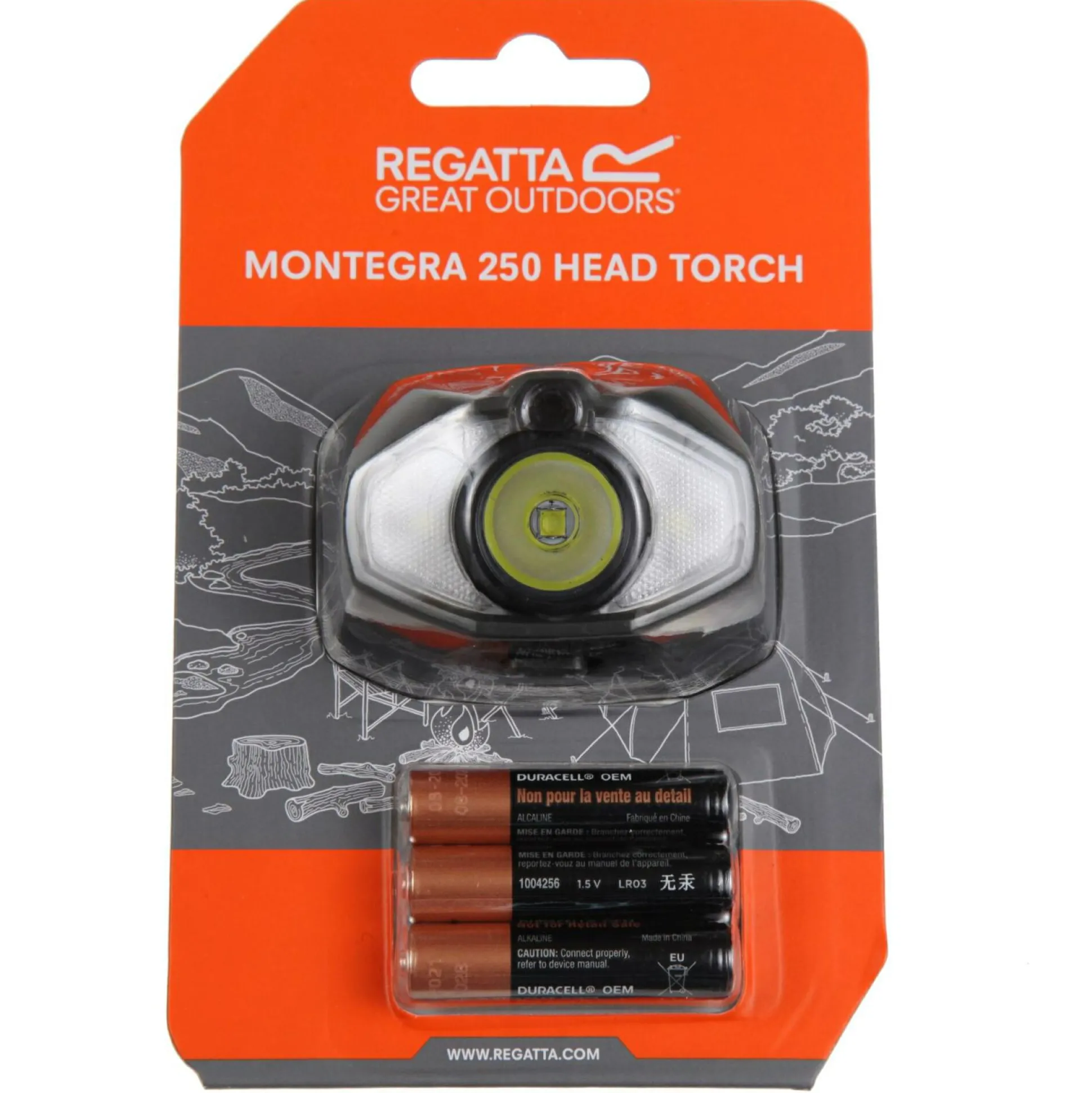 Montegra 250 Head Torch | Black