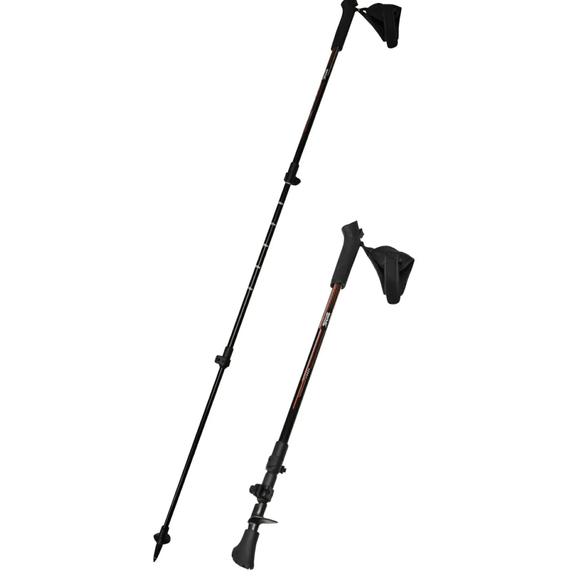 Nordic Walking Pole Pair | Black