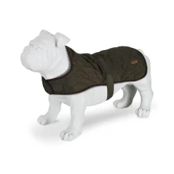 Odie Quilted Dog Coat | Dark Khaki