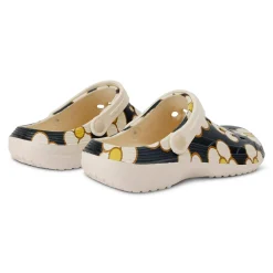 Orla Kiely Clog Sandals | Spinning Flower Black