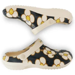 Orla Kiely Clog Sandals | Spinning Flower Black