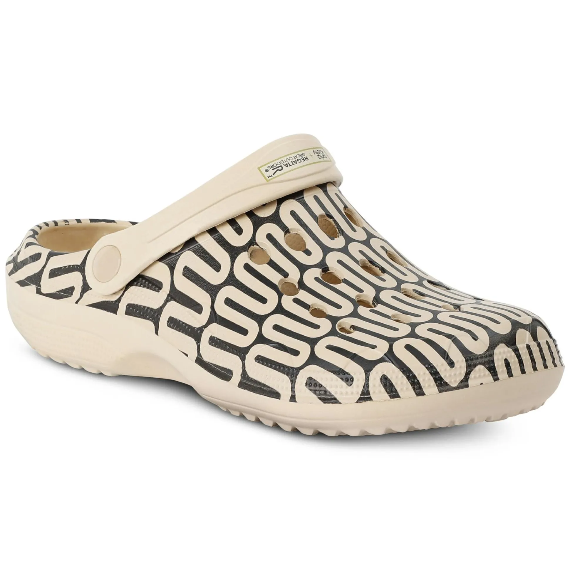 Orla Kiely Clog Sandals | Large Wiggle Mono