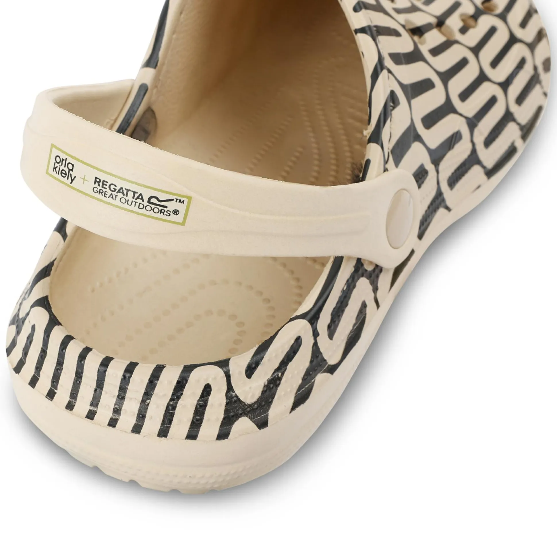 Orla Kiely Clog Sandals | Large Wiggle Mono