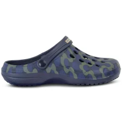 Orla Kiely Clog Sandals | Frilly Flower Blue