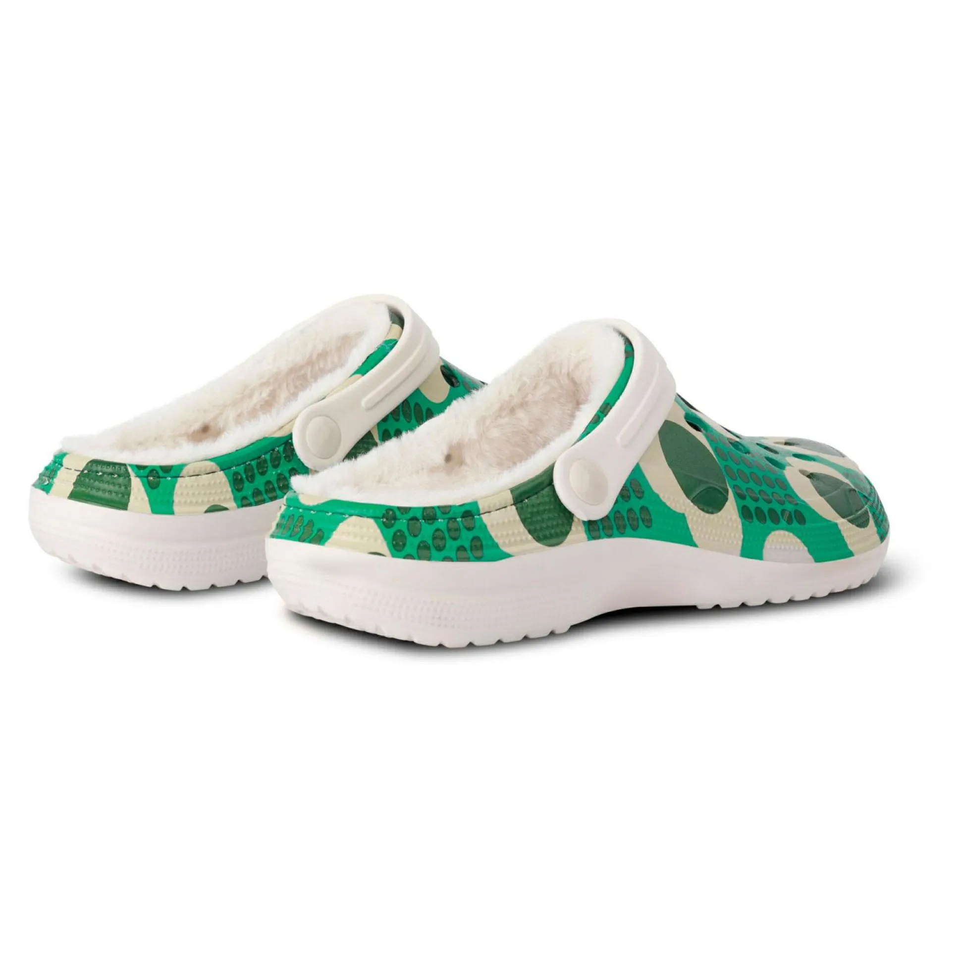 Orla Kiely Cosy Clogs | Rain Cloud Emerald