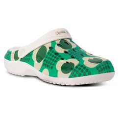 Orla Kiely Cosy Clogs | Rain Cloud Emerald