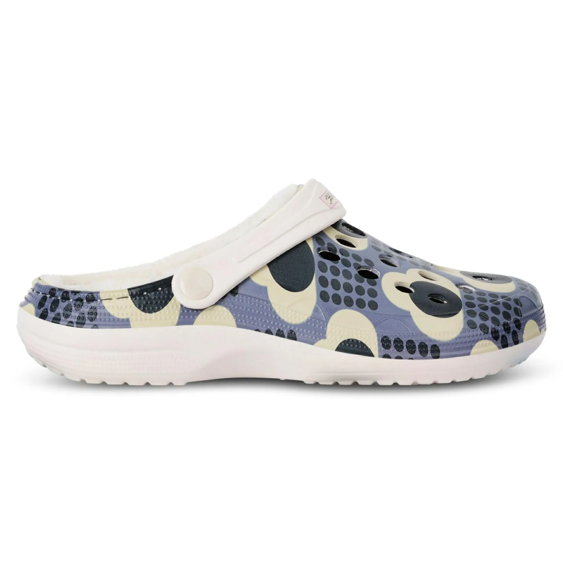 Orla Kiely Cosy Clogs | Rain Cloud Grey