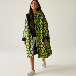 Orla Kiely Girls Changing Robe | Spinning Flower Navy