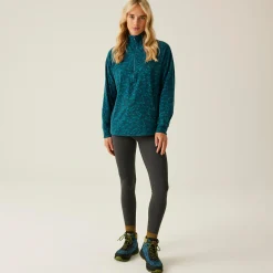 Orla Kiely Half Zip Midlayer | Birdy Blue