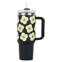 Orla Kiely Insulated Mug | Spinning Flower Yellow