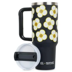 Orla Kiely Insulated Mug | Spinning Flower Yellow