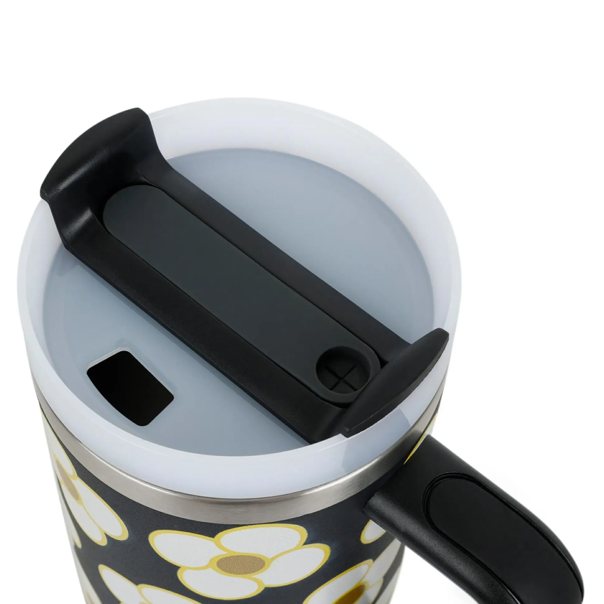 Orla Kiely Insulated Mug | Spinning Flower Yellow