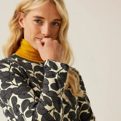 Orla Kiely Long Sleeve Winter Tee | Birdy Grey