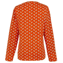 Orla Kiely Long Sleeve Winter Tee | Clover Red