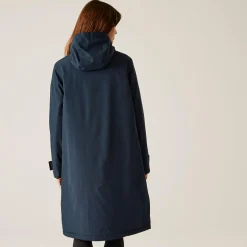 Orla Kiely Longline Waterproof Jacket | Navy