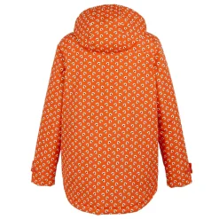 Orla Kiely Mid Length Waterproof Jacket | Clover Red