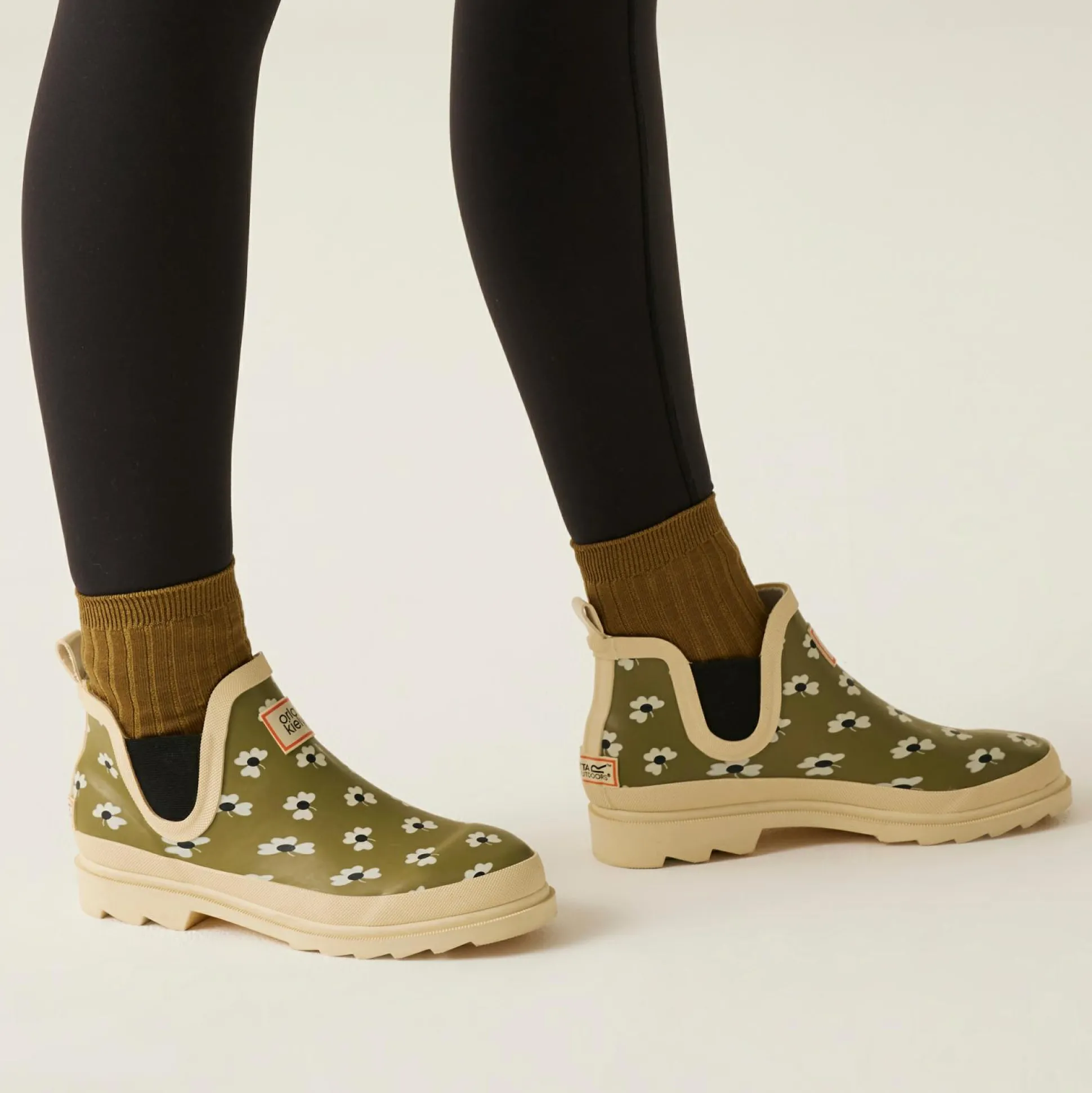 Orla Kiely Mid Welly | Clover Olive