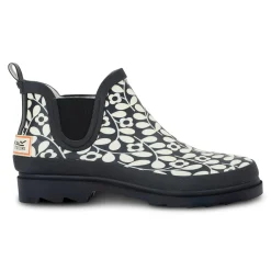 Orla Kiely Mid Welly | Jasmine Flower Black