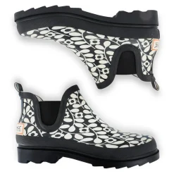 Orla Kiely Mid Welly | Jasmine Flower Black