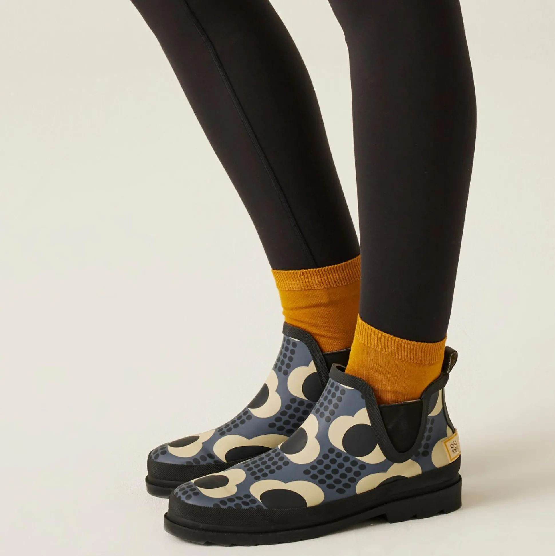 Orla Kiely Mid Welly | Rain Cloud Grey