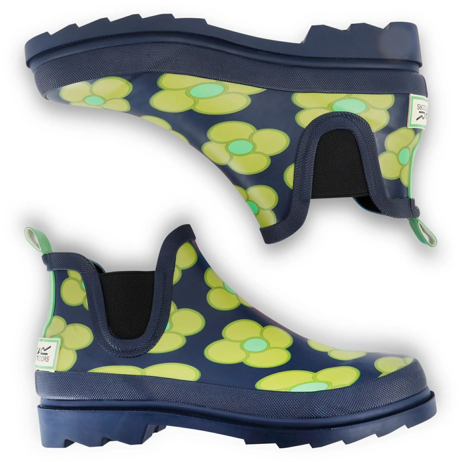 Orla Kiely Mid Welly | Spinning Flower Navy