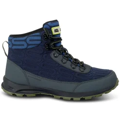 Orla Kiely Printed Outdoor Hiking Boots | Navy Blue