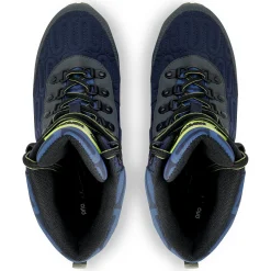 Orla Kiely Printed Outdoor Hiking Boots | Navy Blue