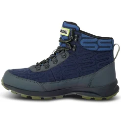 Orla Kiely Printed Outdoor Hiking Boots | Navy Blue