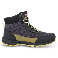 Orla Kiely Printed Outdoor Hiking Boots | Rain Cloud Grey